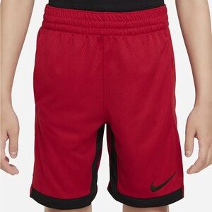NWT Big Boys Nike DriFit Trophy Training Shorts Red/Black Size XL